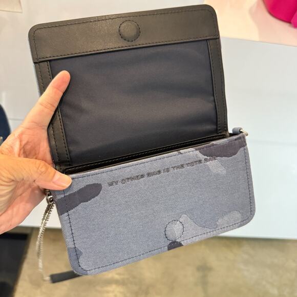 Best Price‼️Marc Jacobs The Denim Chain Mini Bag Blue Multi - Picture 5 of 6